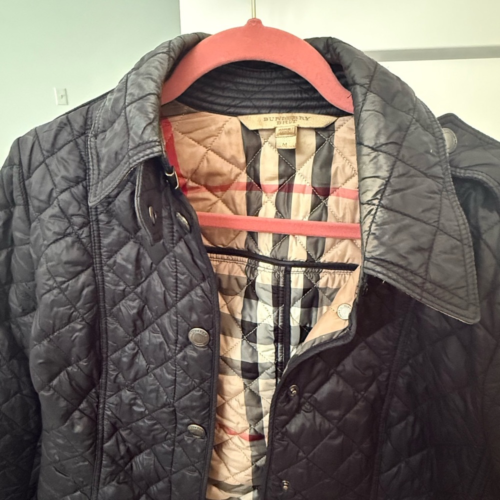 Burberry Black Quilted Jacket - Picture 3 of 4